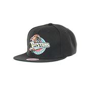 Mitchell & Ness Detroit Pistons NBA Conference Patch HWC Black Original Fit Snapback Cap - One-Size
