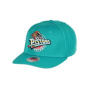 Mitchell & Ness Detroit Pistons Teal NBA Team Ground 2.0 Stretch Snapback HWC Cap - One-Size