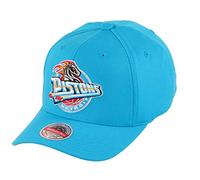 Mitchell & Ness Detroit Pistons Teal NBA Team Ground Stretch Snapback HWC Cap - One-Size