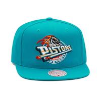 Mitchell & Ness Detroit Pistons Teal Team Ground 2.0 - Gorra de béisbol