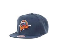 Mitchell & Ness Golden State Warriors NBA Conference Patch HWC Blue Original Fit Snapback Cap - One-Size
