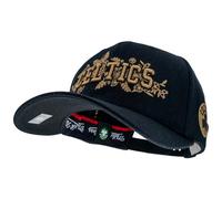 Mitchell & Ness - Gorra Snapback de la NBA Morning Haze Classic Rojo - Boston Celtics, Negro-Oro, ajustable, para Hombres, Mujeres, Niños, Unisex, Primavera, Verano, Otoño, Invierno