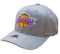 Mitchell & Ness los Angeles Lakers Heather de Equipo Gris Stretch Snapback Cap