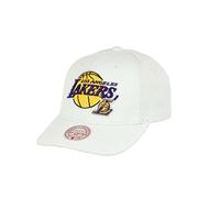 Mitchell & Ness Los Angeles Lakers NBA All In Pro Crown Fit White Snapback Cap - One-Size