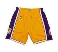 Mitchell & Ness- Los Angeles Lakers NBA Swingman Shorts- Sport- Hombre- Amarillo- L- Los Angeles Lakers NBA Swingman Shorts