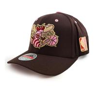 Mitchell & Ness NBA Brown Sugar Bacon Classic Red Snapback Gorra Charlotte Hornets, marrón, Talla única