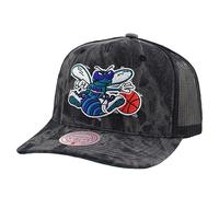 Mitchell & Ness NBA Burnt Ends Trucker Cap HWC Charlotte Hornets Dark Charcoal, gris