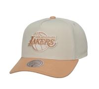 Mitchell & Ness NBA Chalk Dust Pro - Gorra con diseño de Los Angeles Lakers, color beige