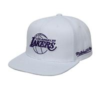 Mitchell & Ness NBA Christmas Day Snapback Gorra Los Angeles Lakers Blanco/Púrpura, Blanco, Talla única