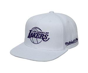 Mitchell & Ness NBA Christmas Day Snapback Gorra Los Angeles Lakers Blanco/Púrpura, Blanco, Talla única
