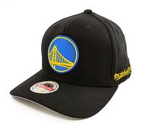 Mitchell & Ness NBA Classic Red Eazy Snapback Gorra Golden State Warriors Black, Negro , Talla única