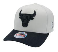 Mitchell & Ness NBA Cool Grey Pop Visor Classic Red Snapback, Talla única