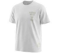 Mitchell & Ness NBA Elite Neutrals - Camiseta de gran tamaño, diseño de Chicago Bulls Off White, beige, S