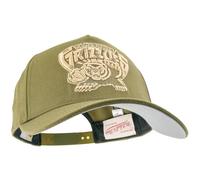 Mitchell & Ness NBA Fashion Basic Pro Snapback Gorra con Snapback Oliva Blanca Ajustable Hombres Mujeres Niños Unisex Primavera Verano Otoño Invierno