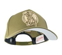 Mitchell & Ness NBA Fashion Basic Pro Snapback Gorra con visera, Oliva, Blanco, ajustable, Hombres, Mujeres, Niños, Unisex, Primavera, Verano, Otoño, Invierno, Talla única