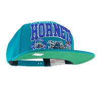 Mitchell & Ness NBA/HWC Champ Stack Gorra de Béisbol Snapback - Charlotte Hornets, Turquesa, 100% poliéster, Ajustable, Unisex, para Hombre, Mujer y niño, Primavera, Verano, otoño e Invierno