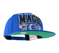 Mitchell & Ness NBA/HWC Champ Stack Gorra de Béisbol Snapback - Orlando Magic, Azul, 100% poliéster, Ajustable, Unisex, para Hombre, Mujer y niño, Primavera, Verano, otoño e Invierno