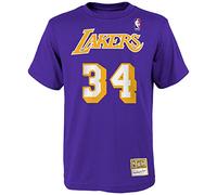 Mitchell & Ness NBA HWC Name & Number tee - Los Angeles Lakers - Shaquille O´Neal