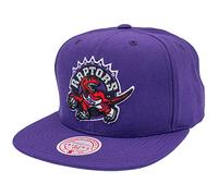 Mitchell & Ness NBA/HWC Team Ground 2.0 El Snapback, Toronto Raptors - Púrpura, Talla única