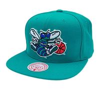 Mitchell & Ness NBA/HWC Team Ground 2.0 Snapback, Charlotee HORNETS - Teal, Talla única