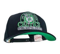Mitchell & Ness NBA Inaugural Team Pro Crown Snapback - Gorra ajustable para hombre, mujer, niños, unisex, primavera, verano, otoño, invierno, BOSTON CELTICS - Negro, Talla única
