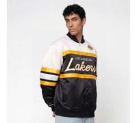Mitchell & Ness NBA L.A. Lakers Team Color Head Coach Light Weight Satin Jacket negro M
