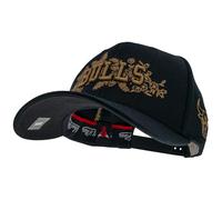 Mitchell & Ness NBA Morning Haze Classic Red Snapback Gorra - Negro-Oro, 82% Acrílico, 15% Lana, 3% Elastano, Ajustable, Hombre, Mujer, Niños, Unisex, Primavera, Verano, Otoño, Invierno, CHICAGO BULLS