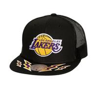 Mitchell & Ness NBA Recharge Trucker Gorra Los Angeles Lakers, Negro , Talla única