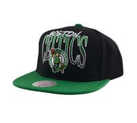 Mitchell & Ness NBA Rise Up Snapback Gorra Boston Celtics, Negro , Talla única