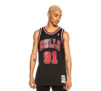 Mitchell & Ness NBA Swingman Jersey 2.0 Chicago Bulls (D. Rodman #91 - Black, XL)