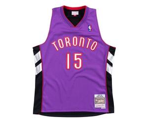 Mitchell & Ness NBA Swingman Vince Carter Toronto Raptors 1999-00 Hardwood Classics - Camiseta para hombre, color morado
