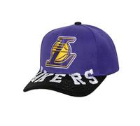 Mitchell & Ness NBA Underarch Pro Snapback Gorra Los Angeles Lakers, morado, Talla única