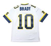 Mitchell & Ness NCAA Legacy Jersey - Michigan Wolverines 1999 Tom Brady, Blanco, M