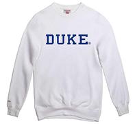 Mitchell & Ness NCAA Wordmark Logo Crew (D. Blue Devils - White, M)