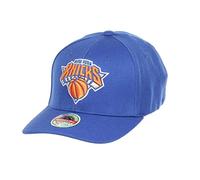 Mitchell & Ness New York Knicks Blue NBA Team Ground 2.0 Classic Red Snapback Cap - One-Size