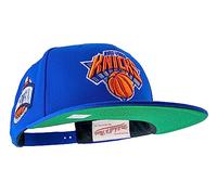 Mitchell & Ness New York Knicks NBA Conference Patch Blue Original Fit Snapback Cap - One-Size
