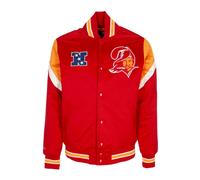 Mitchell & Ness- NFL Chaqueta Bomber Pesada Tampa Bay Buccaneers- Jackets- Hombre- Rojo- S- NFL Chaqueta Bomber Pesada Tampa Bay Buccaneers