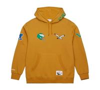 Mitchell & Ness NFL Dusted Collection - Sudadera con capucha - Philadelphia Eagles, Ocre Eagles Filadelfia, XL