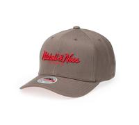 Mitchell & Ness Classic Red Pinscript Snapback, Gris-Red, Talla única