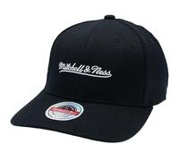 Mitchell & Ness Script Classic Red Snapback Gorra de béisbol (tamaño ajustable), blanco y negro, talla unica