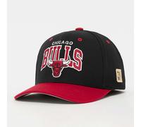 Mitchell & Ness Team Arch Gorra de Béisbol con Cierre a Classic Red Presión - Chicago Bulls (Negro/Rojo)