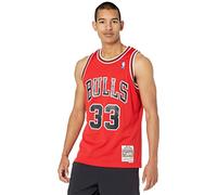 Mitchell & Ness Swingman Chicago Bulls - Camiseta de Punto 2.0, Color Rojo, Rojo (Scarlet), XL
