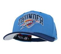 Mitchell & Ness Team Arch Gorra de Béisbol con Cierre a Classic Red Presión - Oklahoma City Thunder (Azul Oscuro)