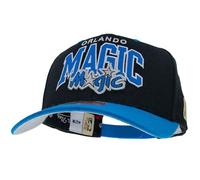 Mitchell & Ness Team Arch Gorra de Béisbol con Cierre a Classic Red Presión - Orlando Magic (Negro/Azul Rey)