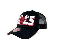 Mitchell & Ness Trucker Snapback NBA Billboard Chicago Bulls Black, Negro , Talla única