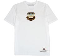 Mitchell & Ness Wrestlemania (WWE) Hulkmania Camiseta manga corta - Hulk Hogan, Talla XL, Negro, Algodón, Hombre, Mujer, Niños, Primavera, Verano, Otoño, Invierno, Lucha Libre