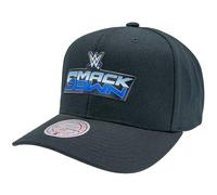 Mitchell & Ness WWE Pro Crown/Classic Red Snapback Gorra Negra Talla Única Ajustable Hombres Mujeres Niños Unisex Primavera Verano Otoño Invierno, WWE Smack Pro Crown, Talla única