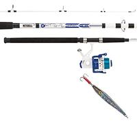 Mitchell Neuron 212 Light Boat - Juego de cañas y Ruedas para Barcos (Bacalao, abadejo, Pescado Plano