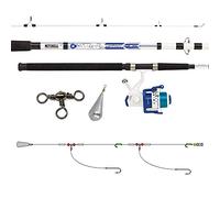 Mitchell Neuron Dorade 212 - Juego de cañas y carretes, blanco, azul, para Pesca