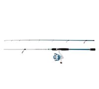 Mitchell Neuron SW II Combo de caña y Carrete para Calamar | Set de Pesca de Calamar en Agua Salada | Carrete con 1+1 roientos | Cuerpo de Grafito | Preenrollado |3000 | 2,10 m | 10-30 g